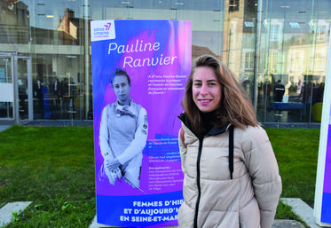 Médaillée d’argent par équipe aux Jeux olympiques de Tokyo en 2021, l’escrimeuse Pauline Ranvier