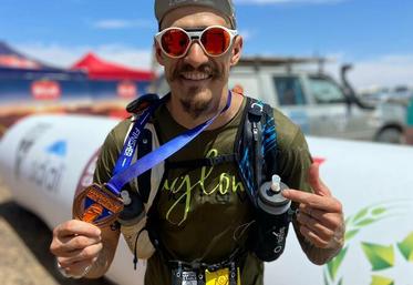 Geoffrey Plisson a parcouru 250 kilomètres dans le désert.