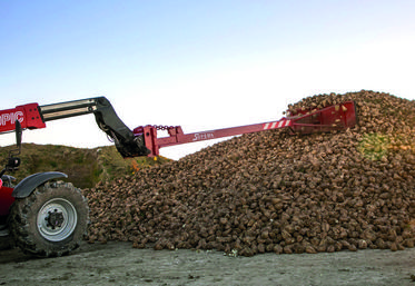 Le bras pousse-tas de la Sopema a été développé pour les betteraviers. Puis, il a convaincu les céréaliers, les producteurs de luzerne, les ETA, etc.