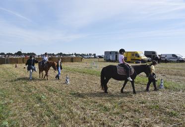 Les balades à poney font la joie des enfants. 