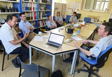 Chenoise, jeudi 19 mai. Les responsables de la FDSEA 77 ont rencontré ceux de l'OFB (Office français de la biodiversité).