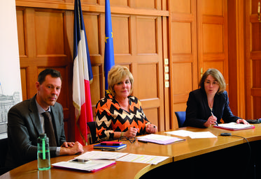 Le 30 mai, à Chartres. Françoise Souliman, préfet d'Eure-et-Loir, a annoncé les premières restrictions sur l’usage de l'eau.