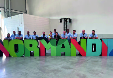 Une quinzaine de Jeunes agriculteurs région Île-de-France étaient présents pour ces trois jours de congrès en Normandie. 