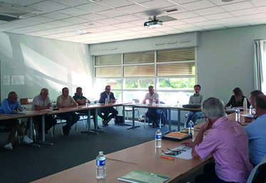 Mercredi 1er juin au Chesnay (Yvelines) lors du conseil départemental de la FDSEA Île-de-France.