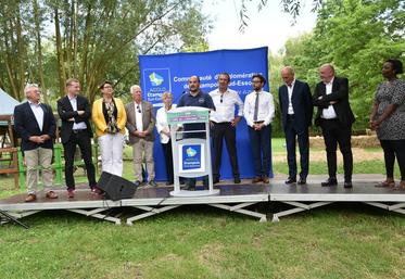 Le 10 juin, à Étampes (Essonne). En fin de journée, la Foire de l'Essonne verte a été inaugurée au cSur de l'espace dédié à l'agriculture.
