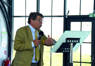 Philippe Chalmin a animé une conférence après l'assemblée générale de la Safer du Centre le 16 juin à Meung-sur-Loire.