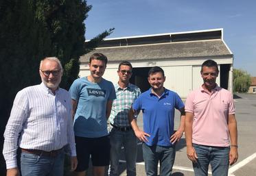 À Auvernaux (Essonne) jeudi 16 juin, lors de la réunion de la commission agriculture biologique.