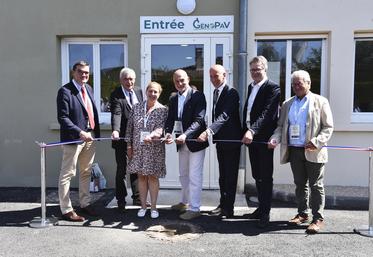 À Boigneville (Essonne), le 13 juin lors de l'inauguration du nouveau laboratoire de génomique et de pathologies végétales d'Arvalis-Institut du végétal.