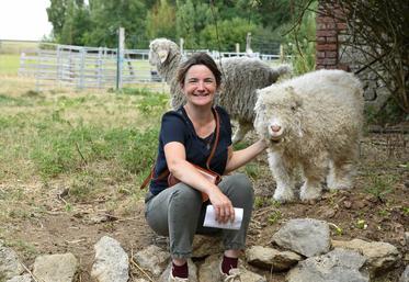 Avec les chaleurs estivales, les animaux de Sandrine attendent impatiemment d'être tondus.