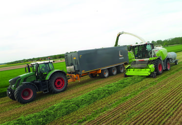 Les bennes agricoles Legras en action. 