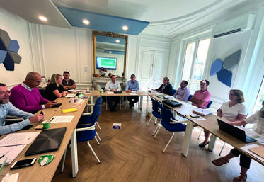 Lundi 12 septembre, à Paris, lors du conseil d'administration de la FRSEA Île-de-France.