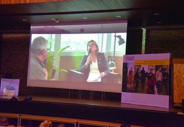 Brie-Comte-Robert (Seine-et-Marne), vendredi 16 septembre. Des vidéos permettaient ­d'aborder en détail le réseau Dephy et ses résultats en Île-de-France et Centre-Val de Loire.