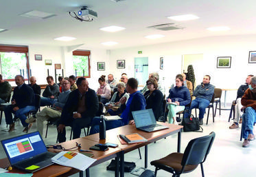 Vendredi 23 septembre à Étampes (Essonne), lors de la réunion proposée aux syndicats Beauce-Gâtinais et Hurepoix-Étampois.