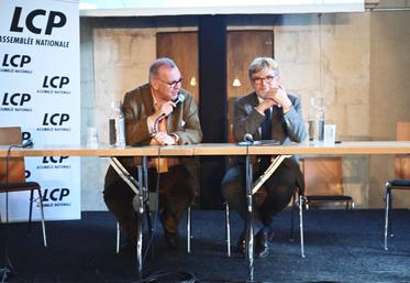 Samedi 8 octobre, à Blois. Le ministre Marc Fesneau donne une conférence autour de sujets d'actualité. 