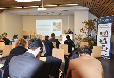 À Saint-Germain-en-Laye (Yvelines), mercredi 28 septembre, lors du comité de filière horti-pépi.