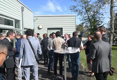 Vendredi 7 octobre, au lycée hôtelier de Blois. Les acteurs de la filière céréales étaient invités à un déjeuner organisé par Intercéréales.