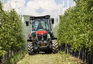 Pour les travaux dans les vergers, le FR et le WF sont respectivement conçus pour des allées étroites (à partir de 1,45 m) ou larges (à partir de 1,77 m). 