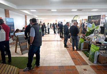 Mercredi 12 octobre, à Lamotte-Beuvron. Le Salon régional des entreprises du paysage avait lieu au Parc équestre fédéral.