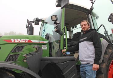 Alexandre Campion est satisfait de son Fendt 716 Vatio Gen 6. Confort et ­fiabilité sont les points qu’il apprécie particulièrement.