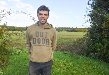 Le 21 octobre, à Souancé-au-Perche. Aléas climatiques, dérèglement économique, pour Fabien Navet le secteur manque de visibilité.