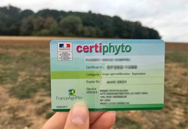 La FDSEA proposera à ses adhérents de renouveler leur Certiphyto le 16 novembre.