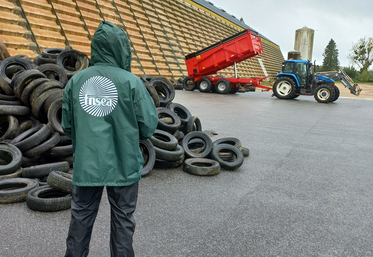 Durant trois semaines, 88 agriculteurs ont livré 172 tonnes de pneus agricoles usagés dans les sites de collecte du département. Ces pneus seront recyclés.