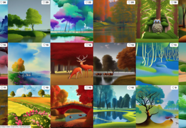 À la date du 16 novembre, voici les images créées par les Loirétains les plus likées de la plateforme.