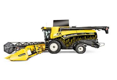 Pour célébrer ses vingt années de commercialisation, New Holland a présenté lors du dernier Sima une version de sa CX spécial anniversaire. 