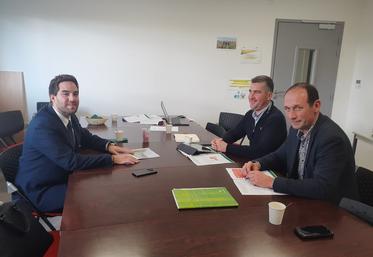 Thomas Ménagé, qui débute un premier mandat de député, a pu, à l'issue de la rencontre avec la FNSEA 45, mieux cerner les doléances des agriculteurs loirétains.