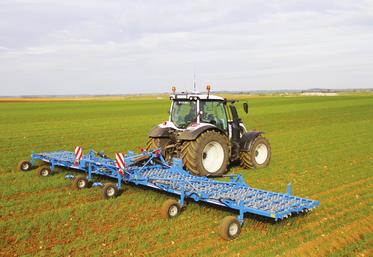 Le châssis de la Pressius est rigide et dispose de six rangées de dents.