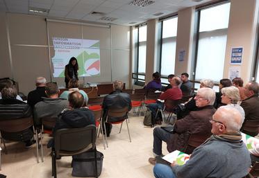 Une des cinq réunions transmission organisée par la chambre d'Agriculture en novembre dernier.