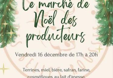 Marine et Edouard Caekaert accueilleront ce marché de Noël des producteurs.