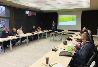 Le Mée-sur-Seine, vendredi 9 décembre. L'application de la Pac 2023 et ses spécificités en agriculture biologique ont été détaillées.