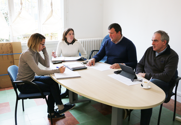 Le 21 novembre au Chesnay (Yvelines) lors de la réunion des référents sur les dispositifs feux de chaume.