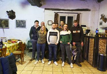 À Montgeroult (Val-d'Oise), le 4 janvier. Le comité d'organisation du Festival de la terre a travaillé à la construction de l'événement.