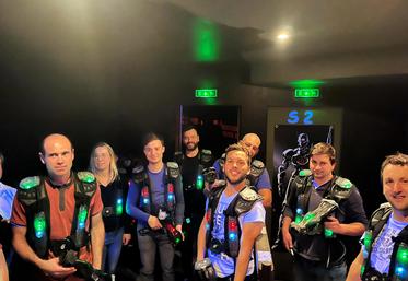 Moment de cohésion, l'assemblée générale de l'échelon Loire-Beauce s'est conclue avec un laser game.