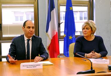 Jeudi 12 janvier, à Chartres. Gradzig El Karoui, directeur de la DDFIP* a énoncé les aides sur l'énergie.