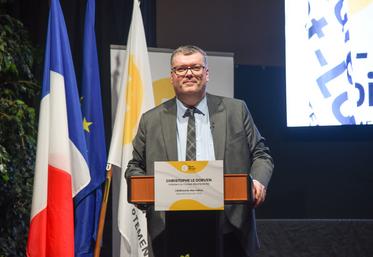 Le 18 janvier, à Chartres. Lors des vSux du conseil départemental, son président, Christophe Le Dorven, a livré sa vision de l'avenir pour l'Eure-et-Loir.