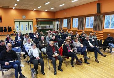 Château-Landon, mardi 24 janvier. Le travail des élus de la FDSEA 77 en 2022 a été retracé.