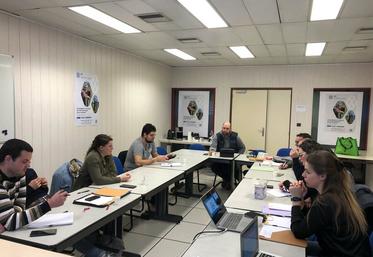 Charles Perdereau, président de JA CVL, a animé ce conseil d'administration dans les locaux de la chambre d'Agriculture de Loir-et-Cher.