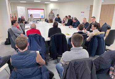 Lundi 30 janvier, à Châteaudun. Les membres de Terr'n Bio 28 ont donné leurs souhaits pour la suite de la vie de l'association.