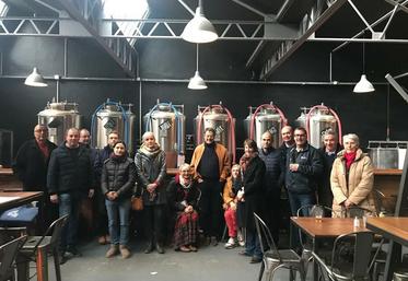 Le 18 janvier à Maule (Yvelines) lors de l'assemblée générale du syndicat local de Montfort.