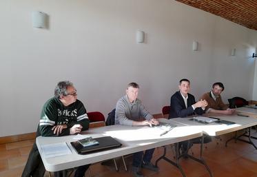 Giremoutiers, lundi 6 février. Samuel Vandaele, secrétaire général de la FDSEA 77 participait aux travaux de l'assemblée cantonale.