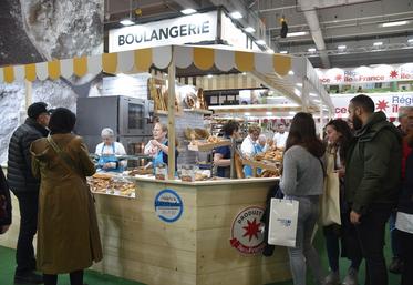Un vaste pôle boulangerie compose cette année l'espace francilien.