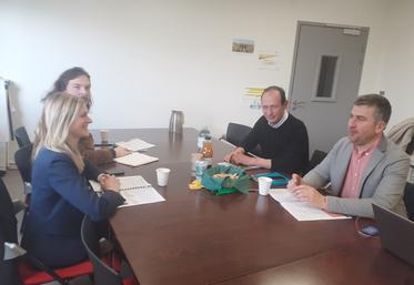 Vendredi 24 mars, à Orléans. Les élus de la FNSEA 45 ont rencontré Mathilde Paris, députée de la 3e circonscription…