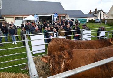 Dimanche 26 mars, à Pruniers-en-Sologne. De nombreux élus comme le député Roger Chudeau, le président du conseil départemental, Philippe Gouet, ou encore le maire de la commune, Aurélien Bertrand, sont venus pour aller à la rencontre des éleveurs.