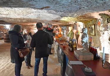 Vendredi 24 mars, à Bourré. Le Troglo Dégusto a organisé une journée de visite pour ses partenaires, en amont du lancement de sa saison touristique.