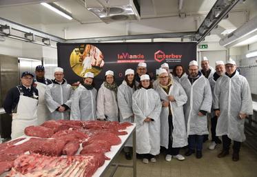 Vendredi 7 avril, à Paris. L'École professionnelle de la boucherie accueillait la formation organisée par Interbev Île-de-France.