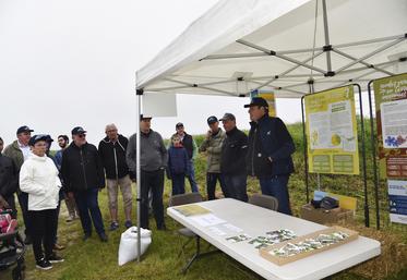 Noisy-Rudignon, dimanche 14 mai. Lors de la dernière étape, dédiée aux oléagineux (colza, tournesol et lin), les participants se voyaient offrir un sachet de graines.