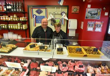 À Sandillon, dans la boucherie Nulle part ailleurs, Stéphane Belon et sa femme proposaient des promotions afin de célébrer les Rencontres Made in viande.